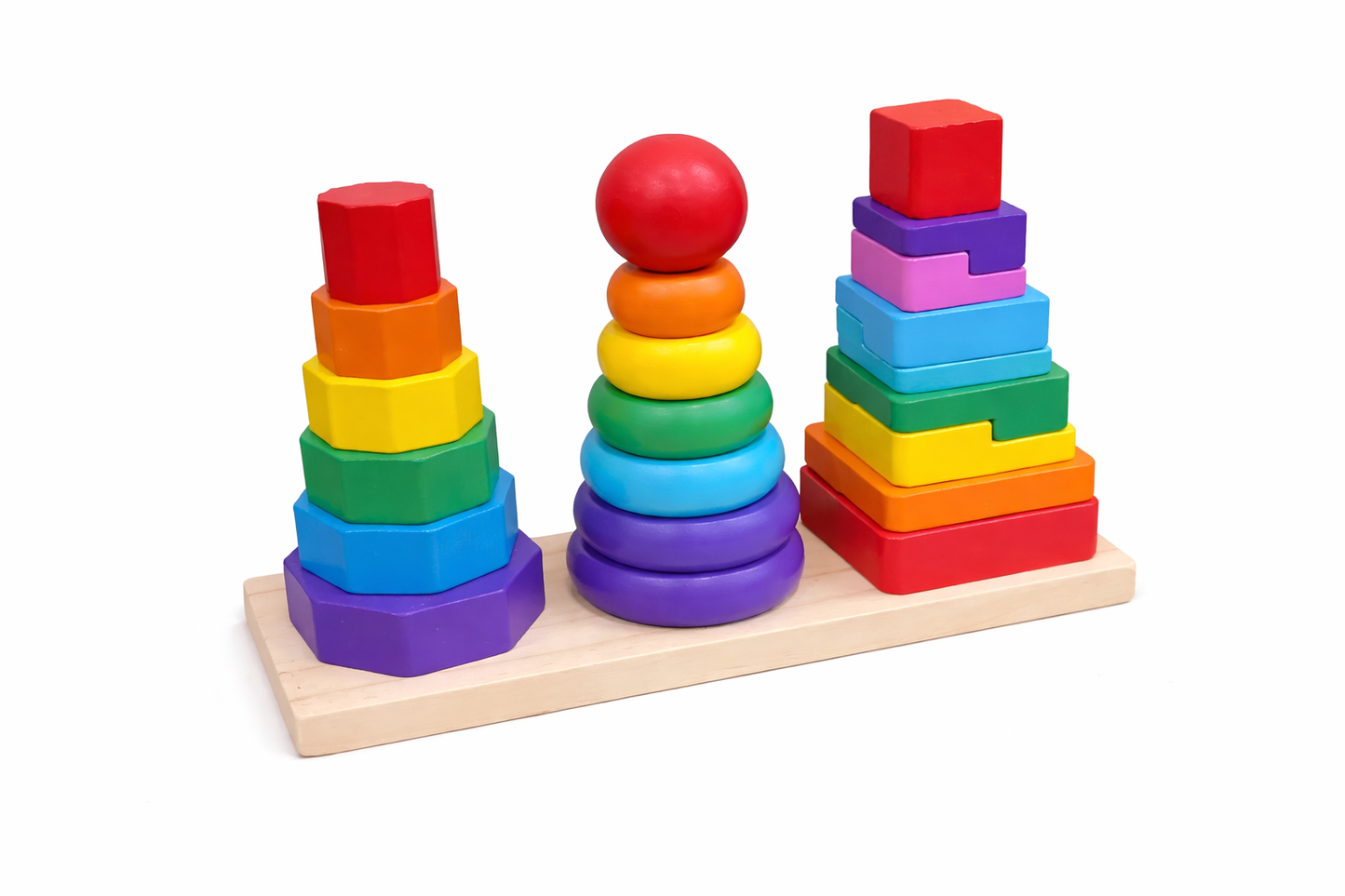 ხის ასაწყობი პირამიდა