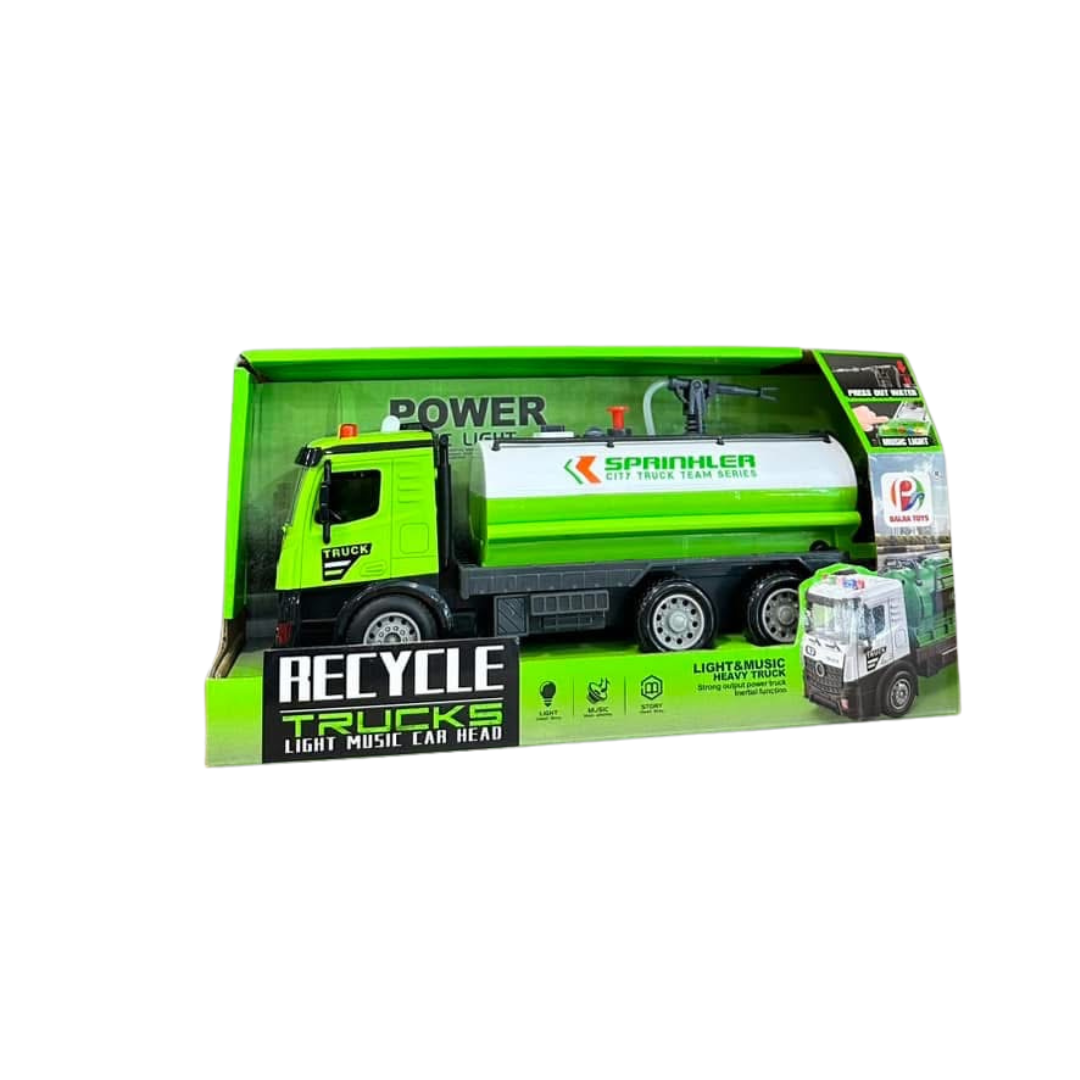 Plastic inertia car toy