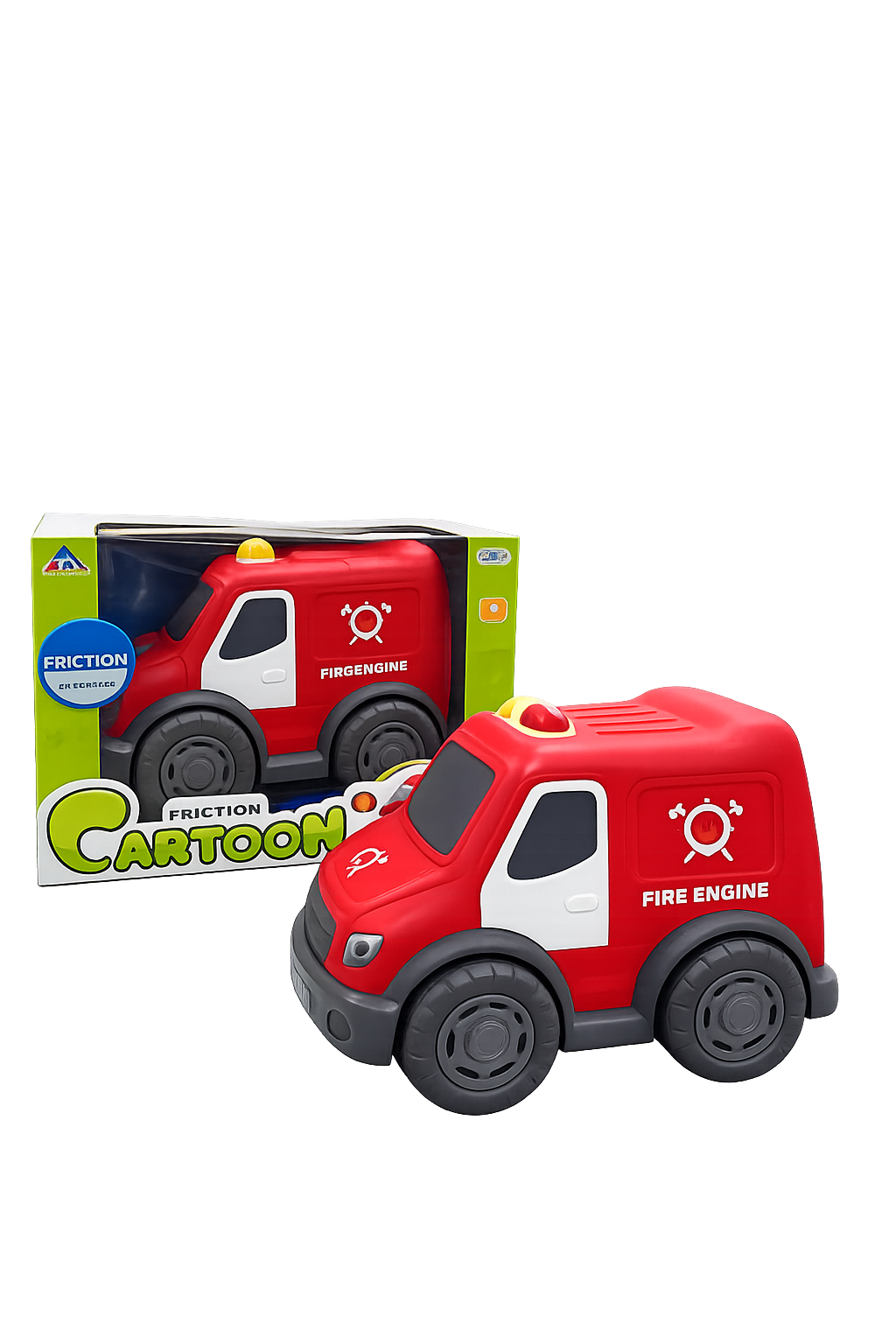 Plastic fire truck