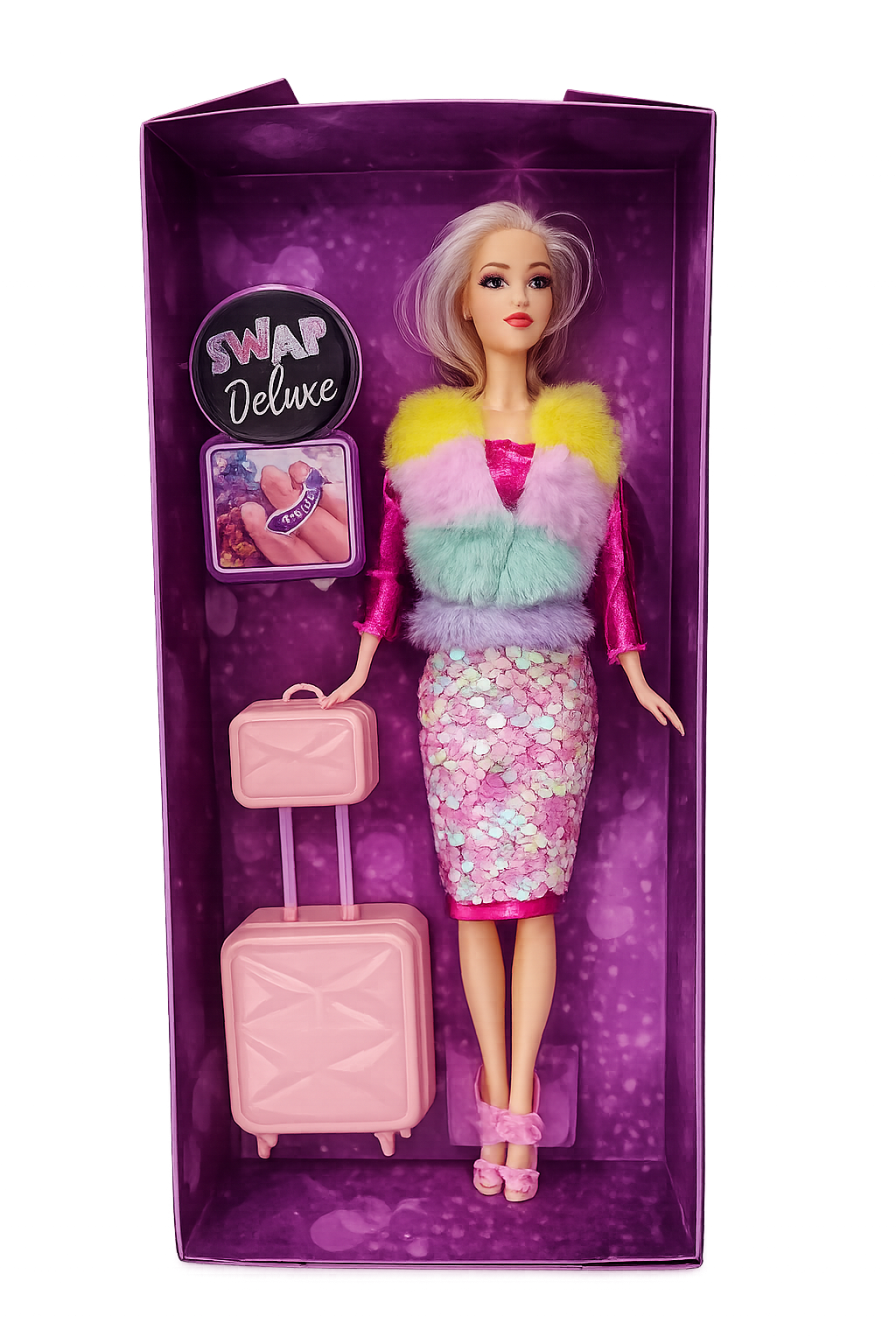 სათამაშო თოჯინა ნაკრებით