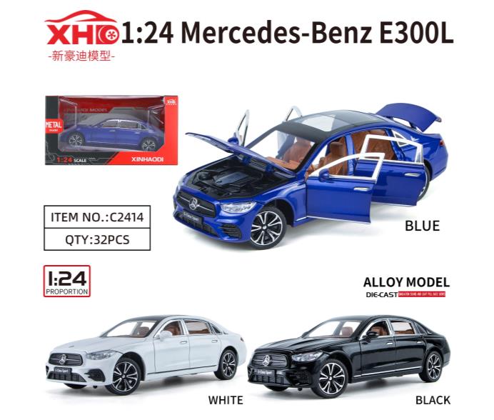 Mercedes-Benz E300L 1:24 მეტალის მოდელი
