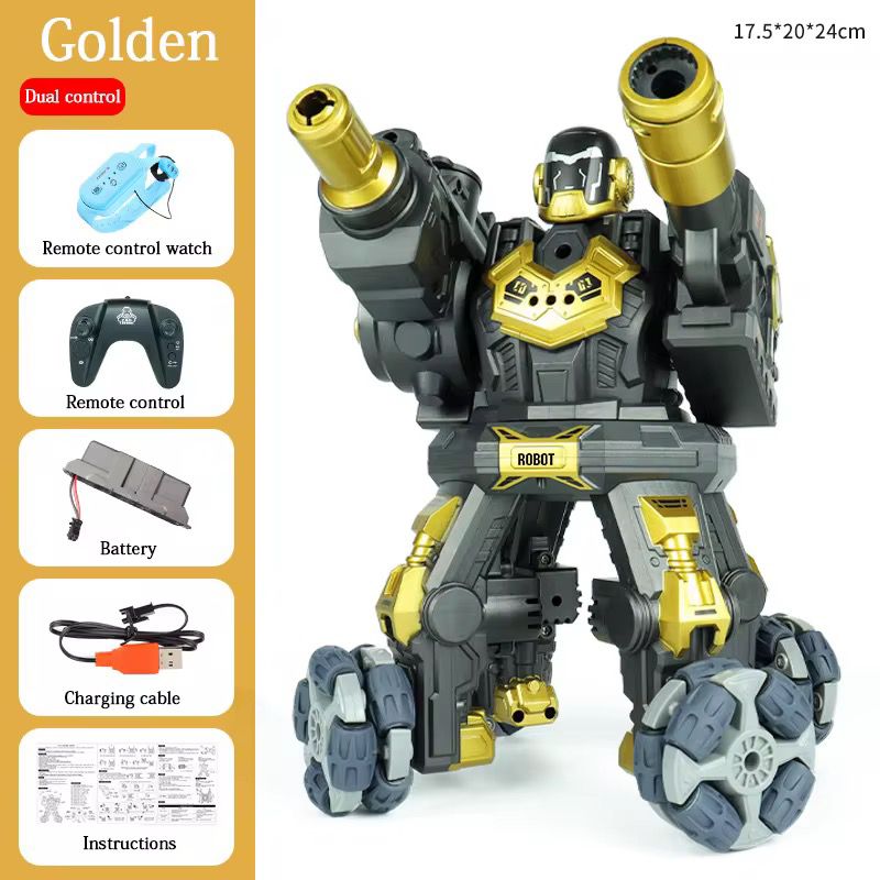 Toy robot with remote control