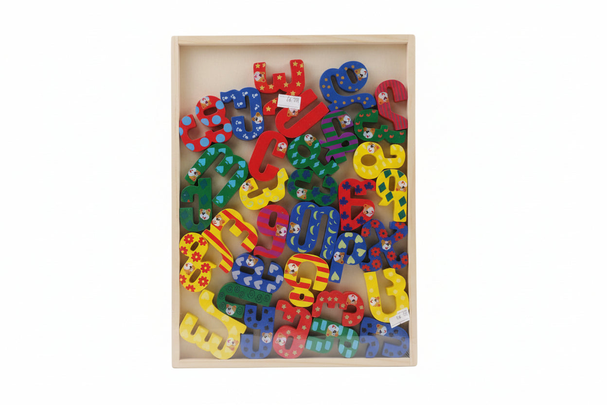 Wooden alphabet