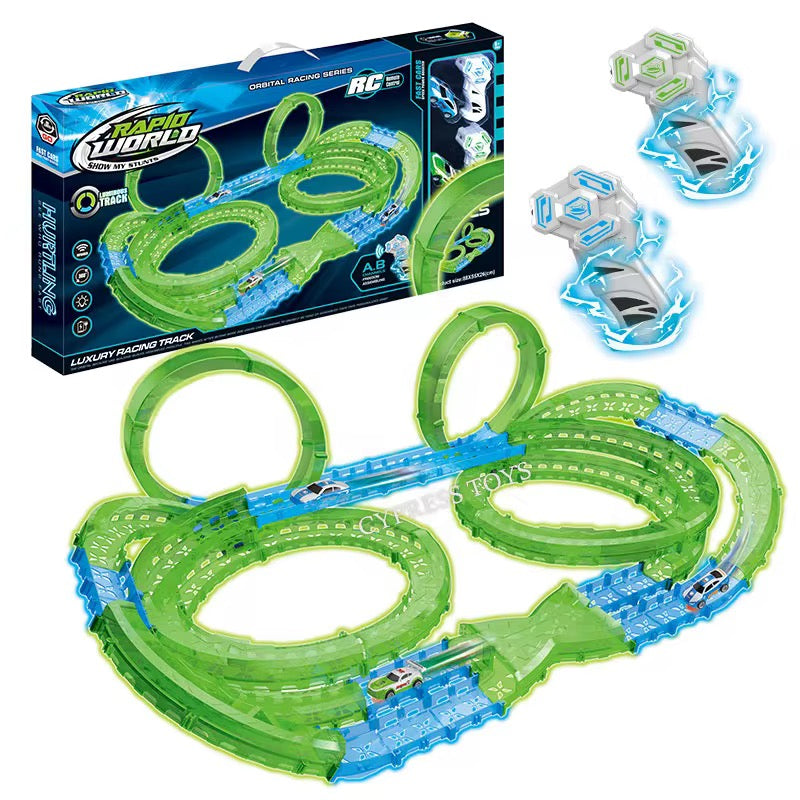 პლასტიკური დისტანციური მართვის სარკინიგო მანქანის სათამაშო