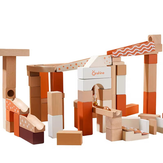 Wooden building block toy