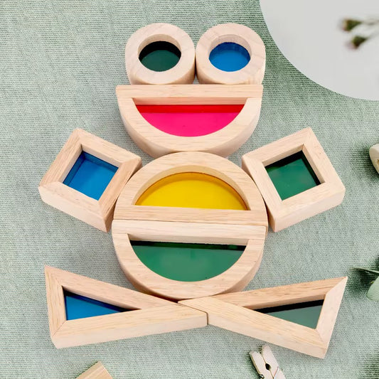 Wooden building block toy