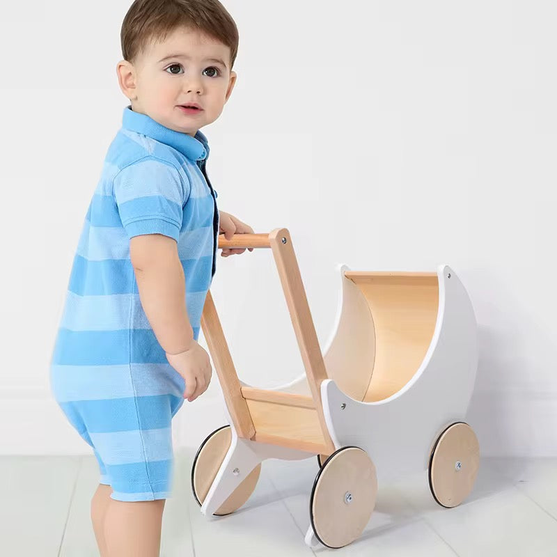 Wooden toy carriage