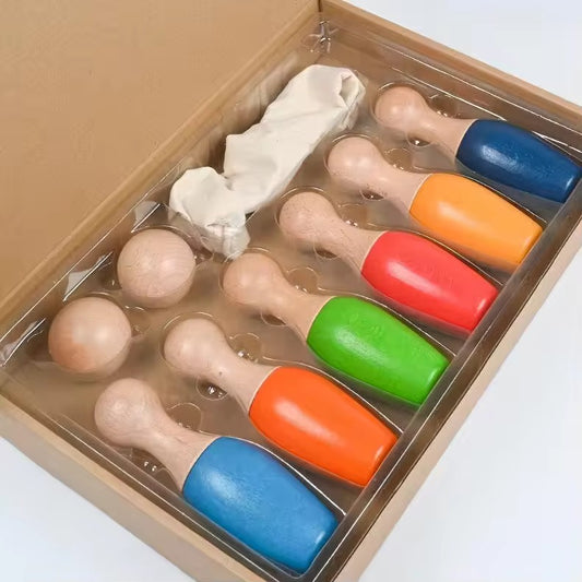 Large wooden bowling alley