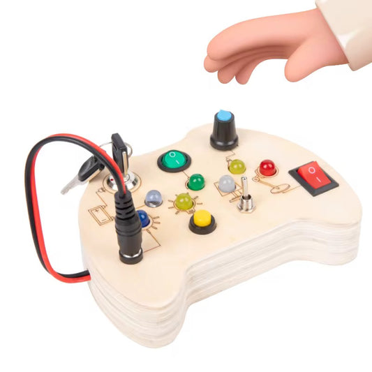 Wooden circular board toy