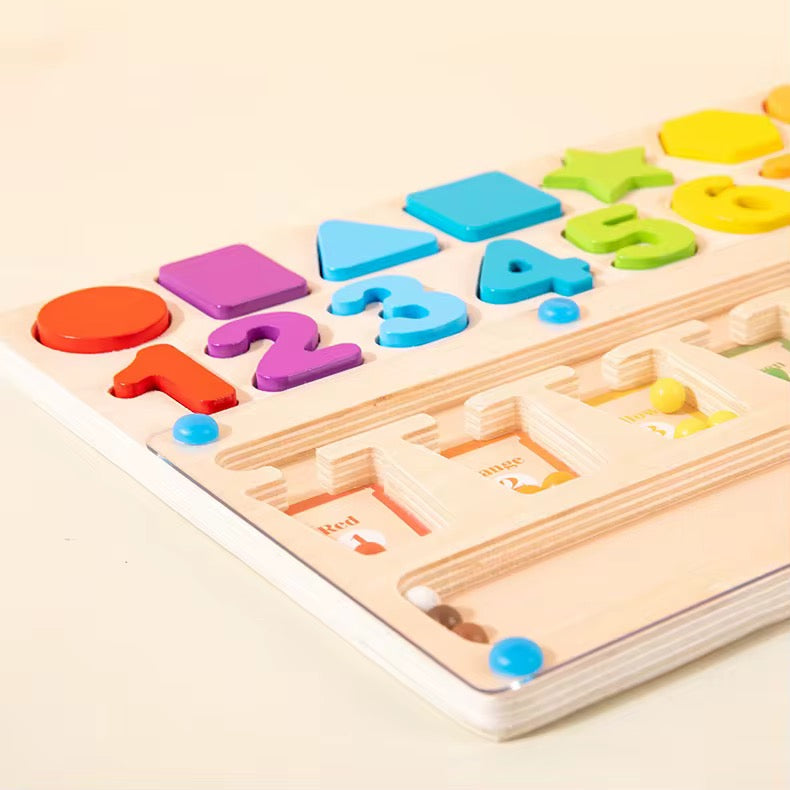 ხის მაგნიტური განმავითარებელი სათამაშო