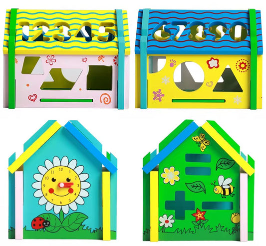 სათამაშო ხის სახლი