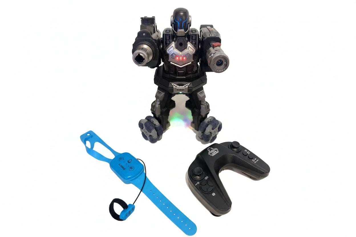 Toy robot with remote control