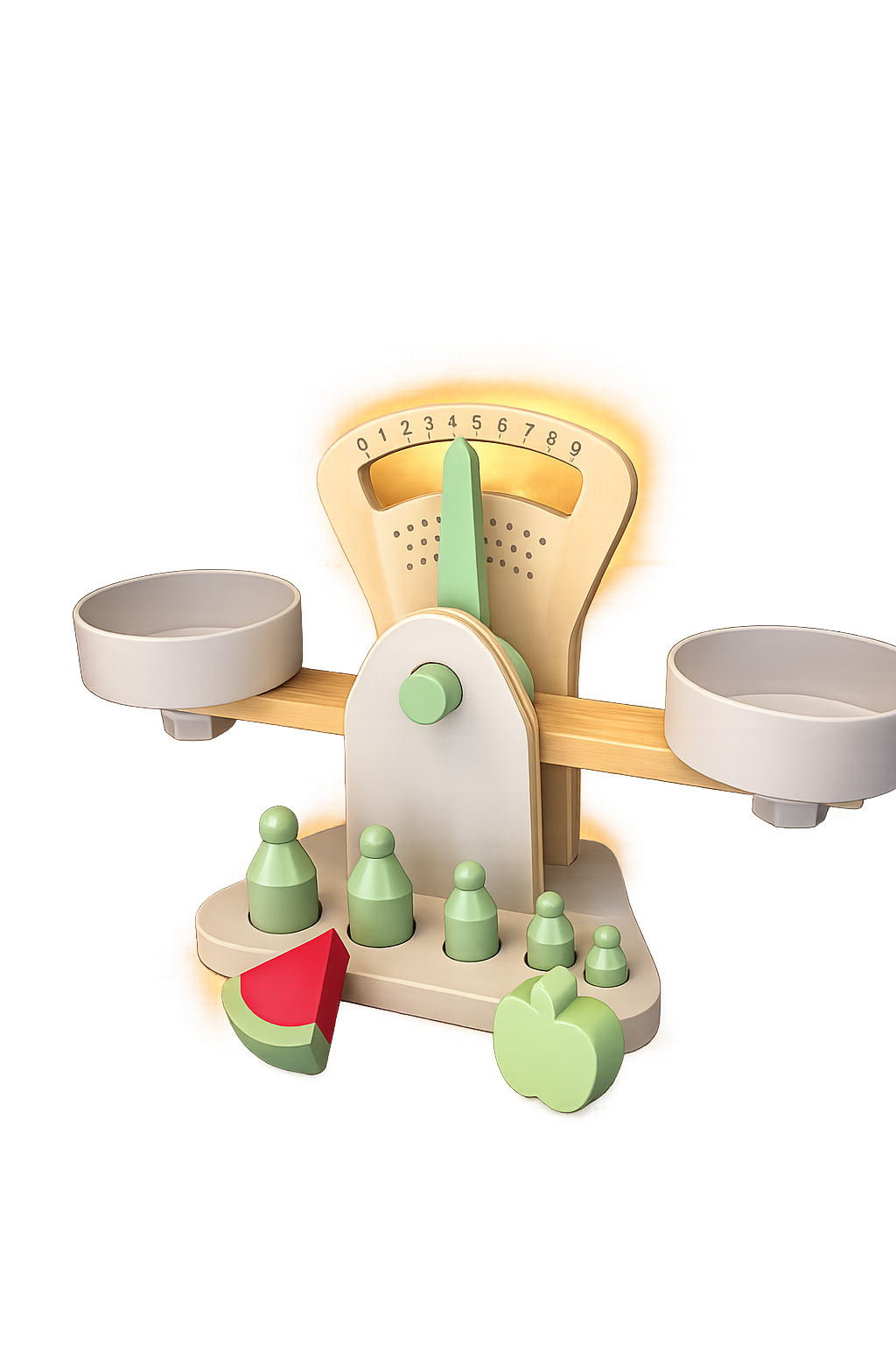 ხის სათამაშო სასწორი