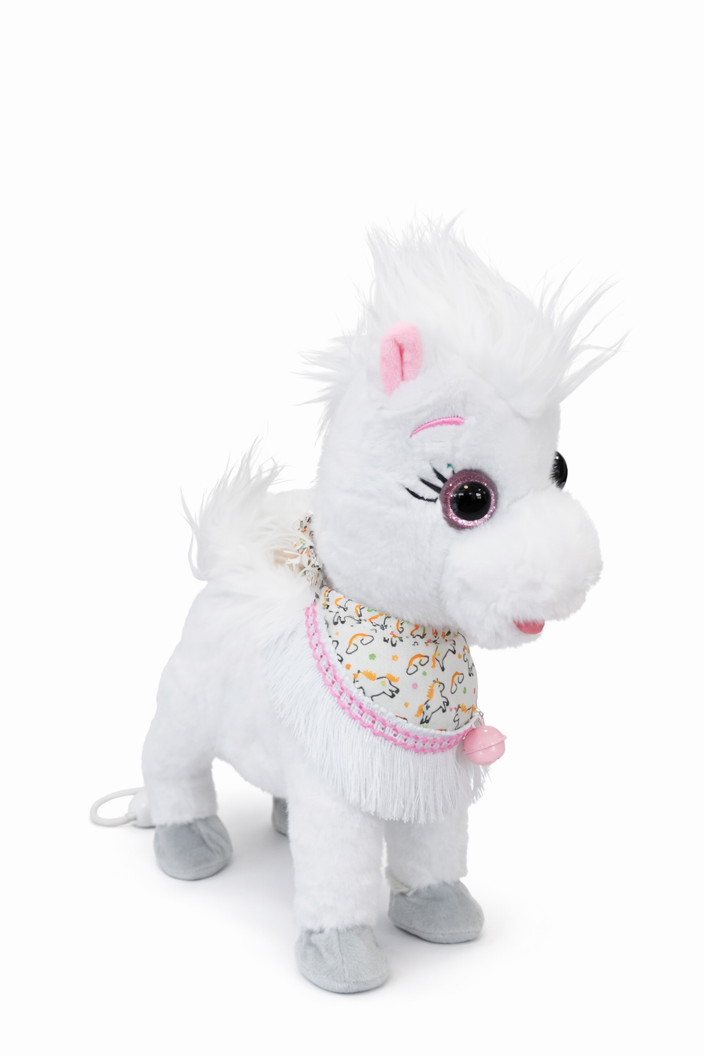 მოსიარულე და მოლაპარაკე რბილი სათამაშო - ცხენი (30 სმ)