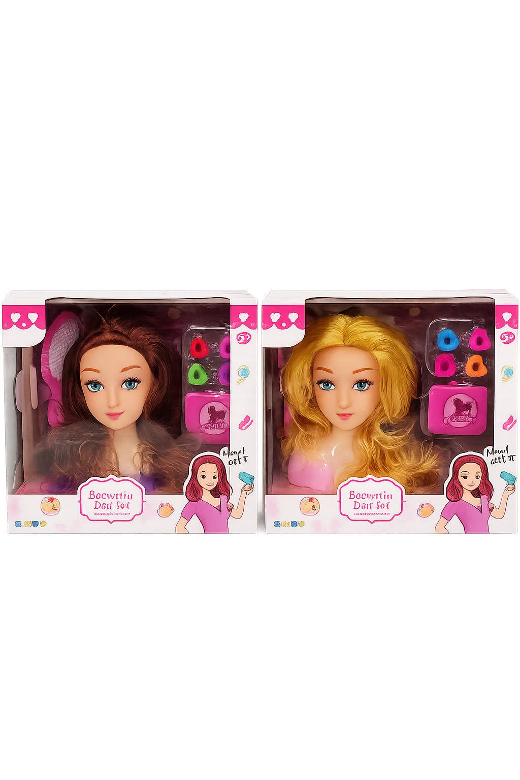 პლასტიკური თოჯინები ნაკრებით