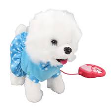 Walking soft toy - dog (20 cm)