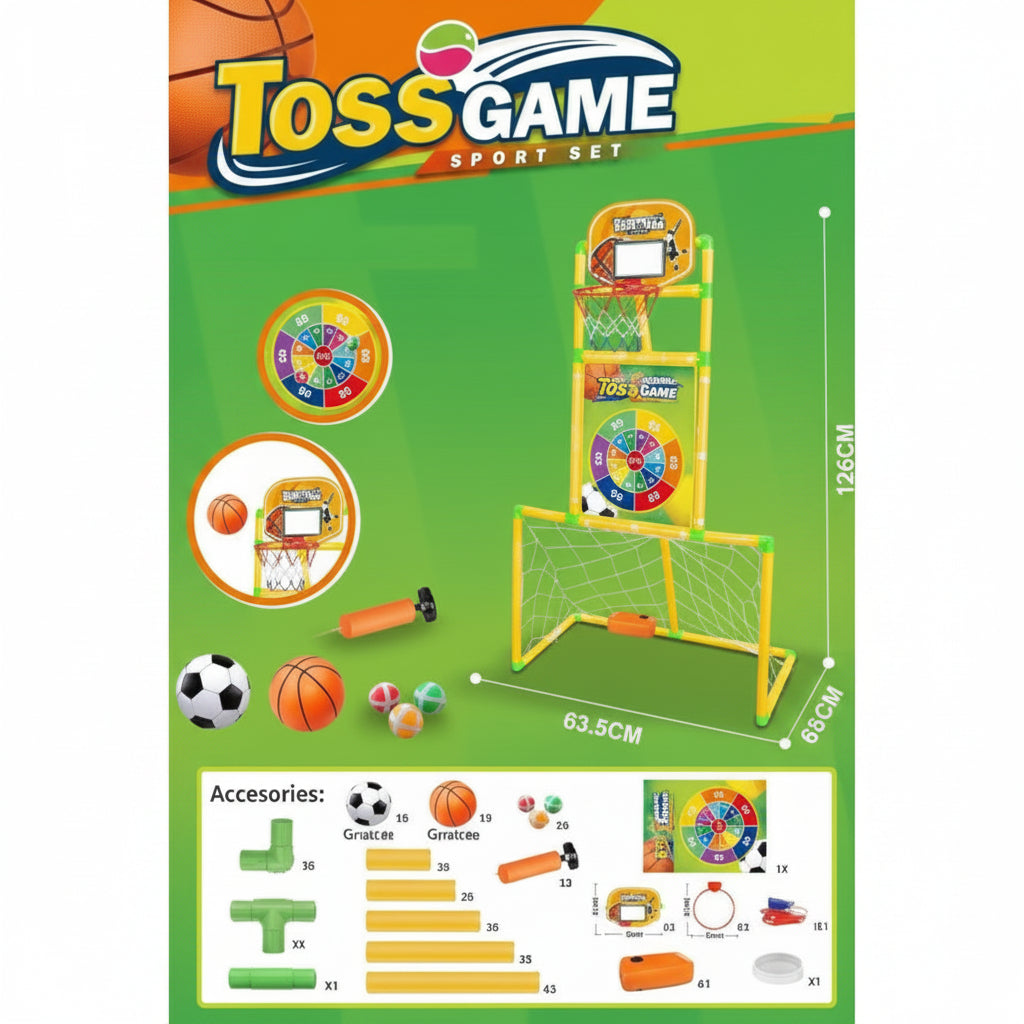 Plastic sports set