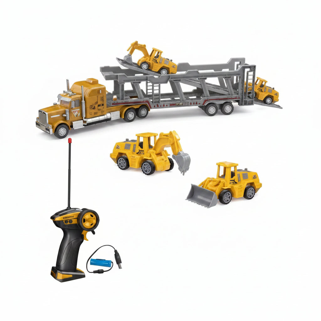 Remote control truck with set