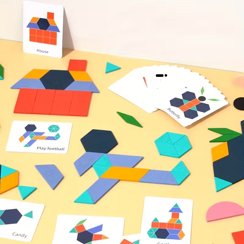 Wooden developmental puzzle (150 pieces)