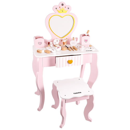 ხის კოსმეტიკის მაგიდა