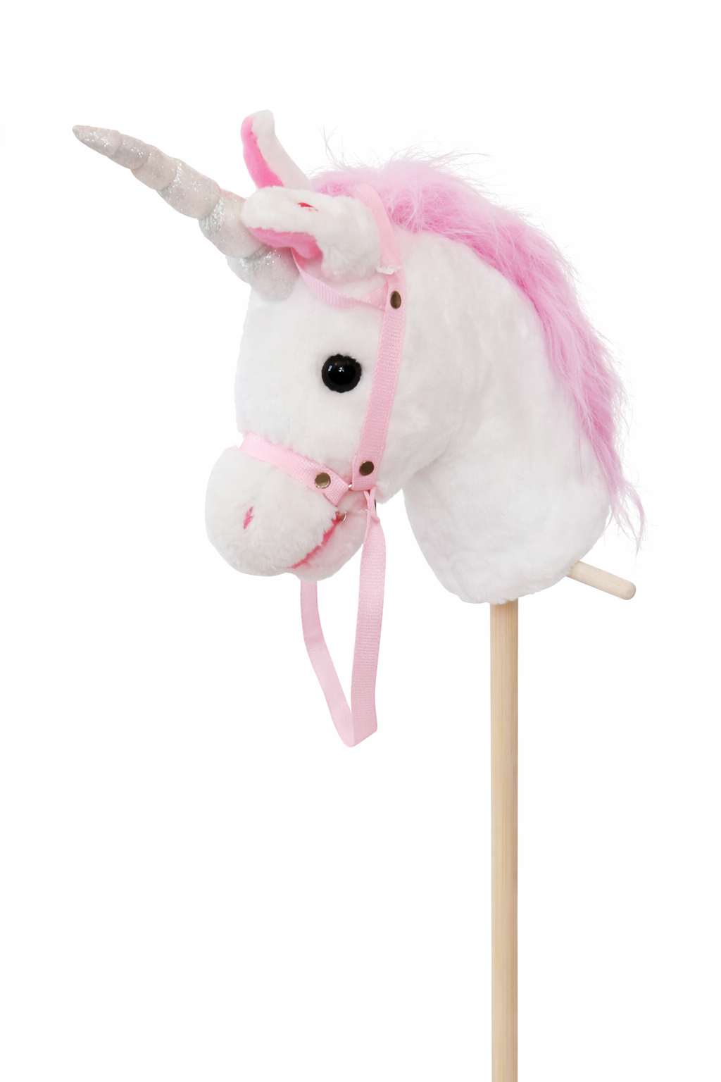 Toy horse head on a stick