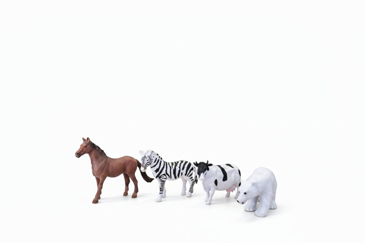 სათამაშო ცხოველების ნაკრები