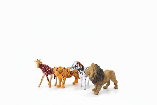 გარეული ცხოველების ნაკრები (4 დეტალი)