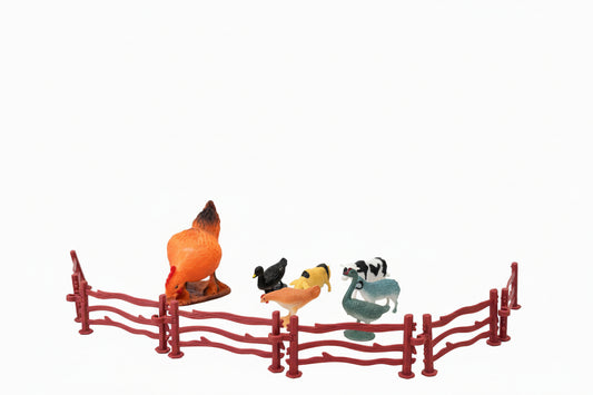 შინაური ცხოველების ნაკრები (14 დეტალი)