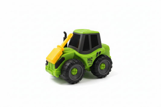 Plastic toy tractor