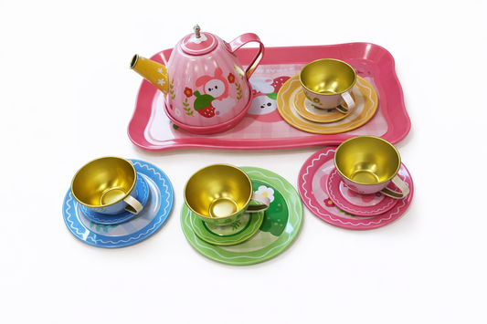 სათამაშო მეტალის ჭურჭლის ნაკრები