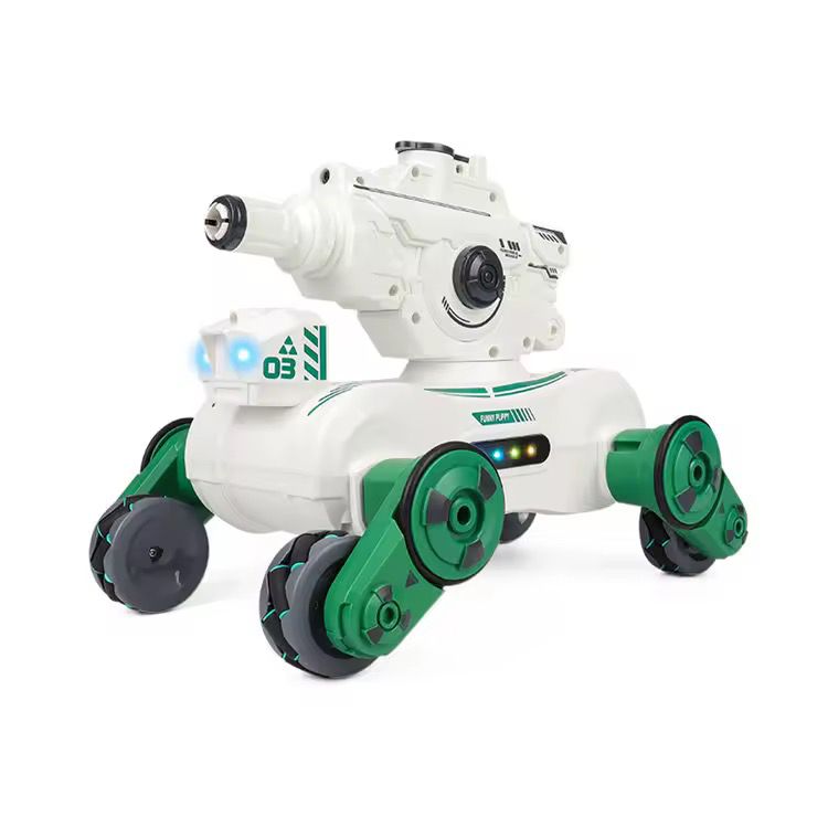 Toy robot with remote control