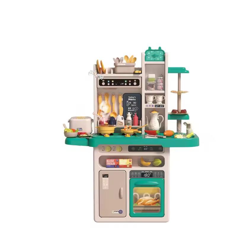 Plastic toy kitchen