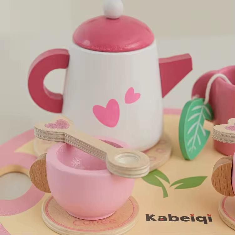 ხის ჭურჭლის ნაკრები