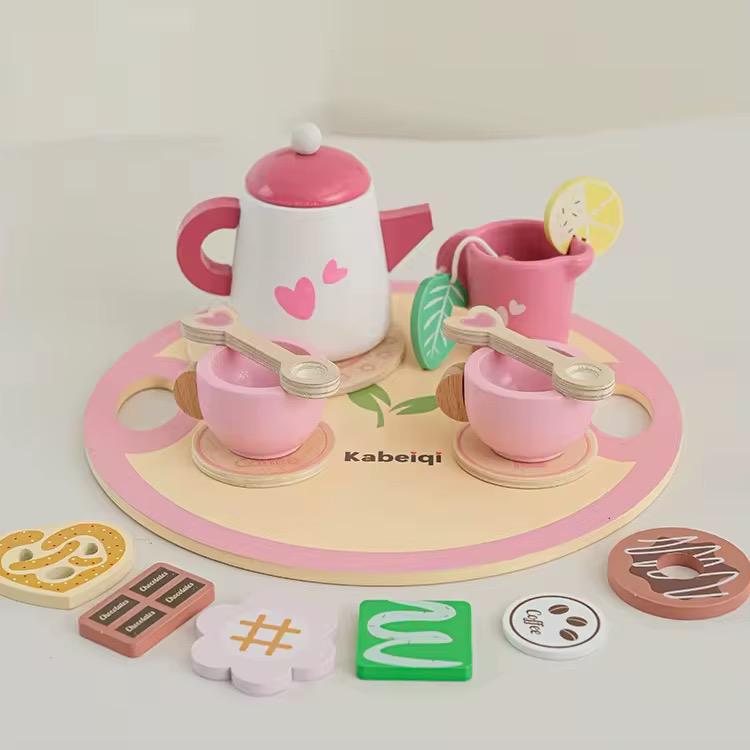 ხის ჭურჭლის ნაკრები