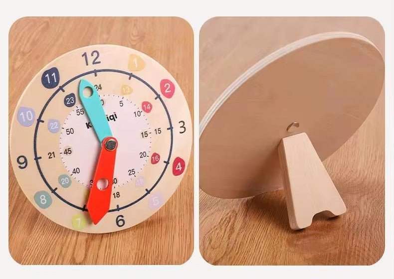 Wooden clock