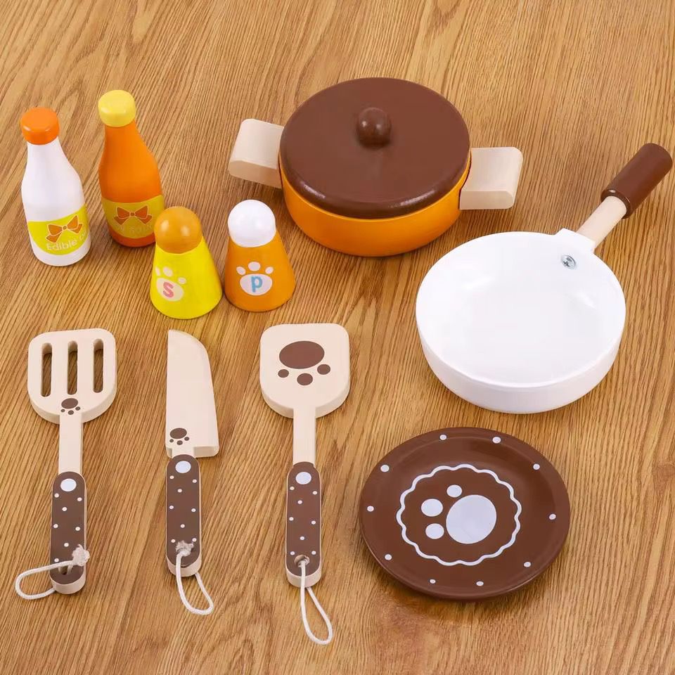 ხის სათამაშო სამზარეულო