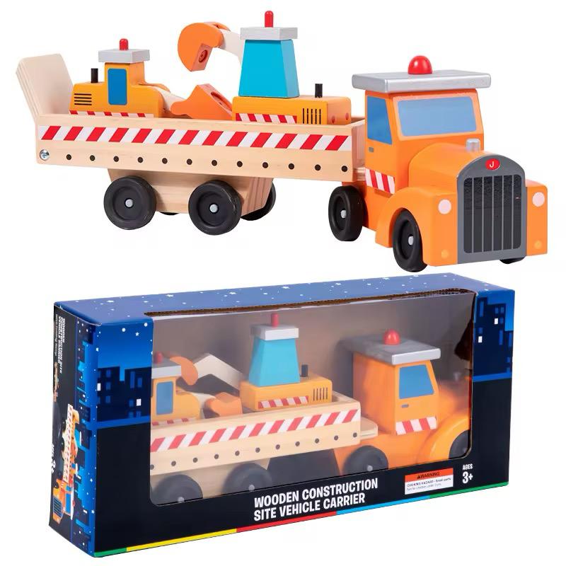 ხის სათამაშო მანქანა