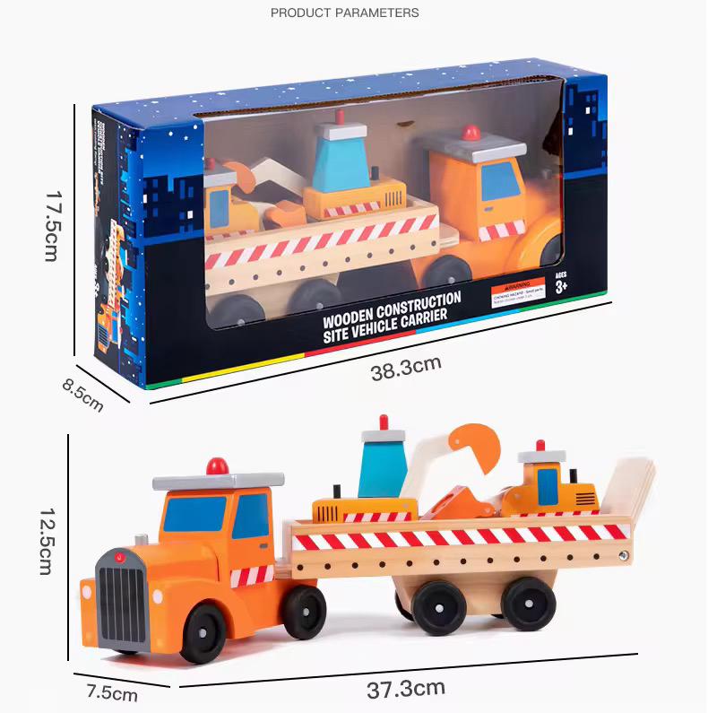 ხის სათამაშო მანქანა