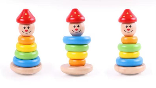 ხის ასაწყობი პირამიდა