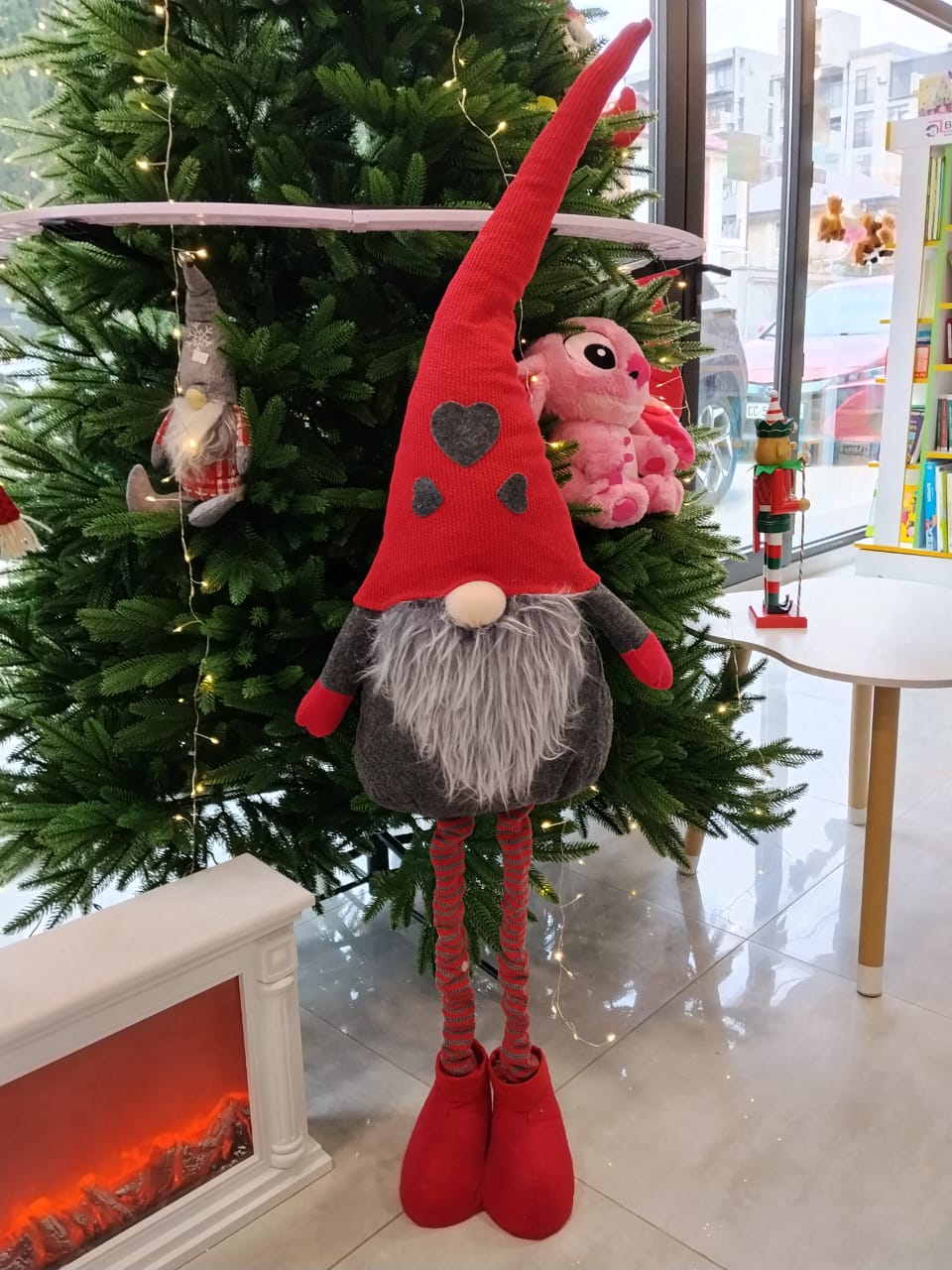 ნაჭრის საახალწლო დეკორაცია