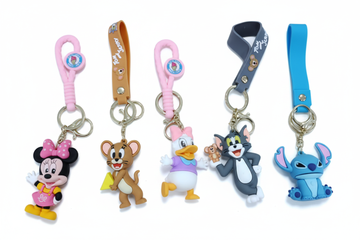 კაუჩუკის გასაღების საკიდი