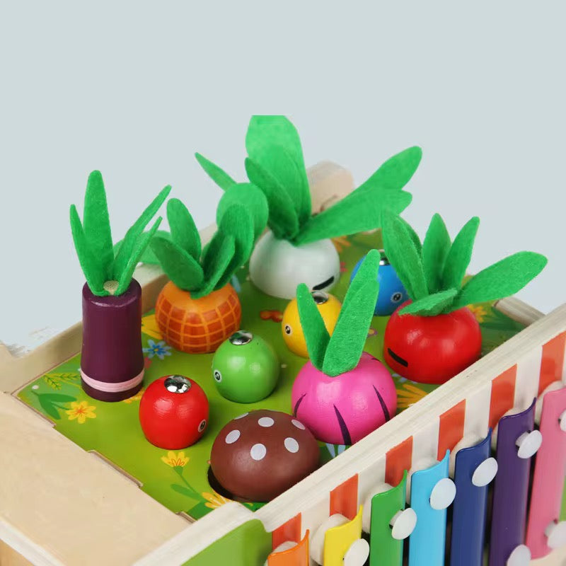 ხილისა და ბოსტნეულის ხის სათამაშო