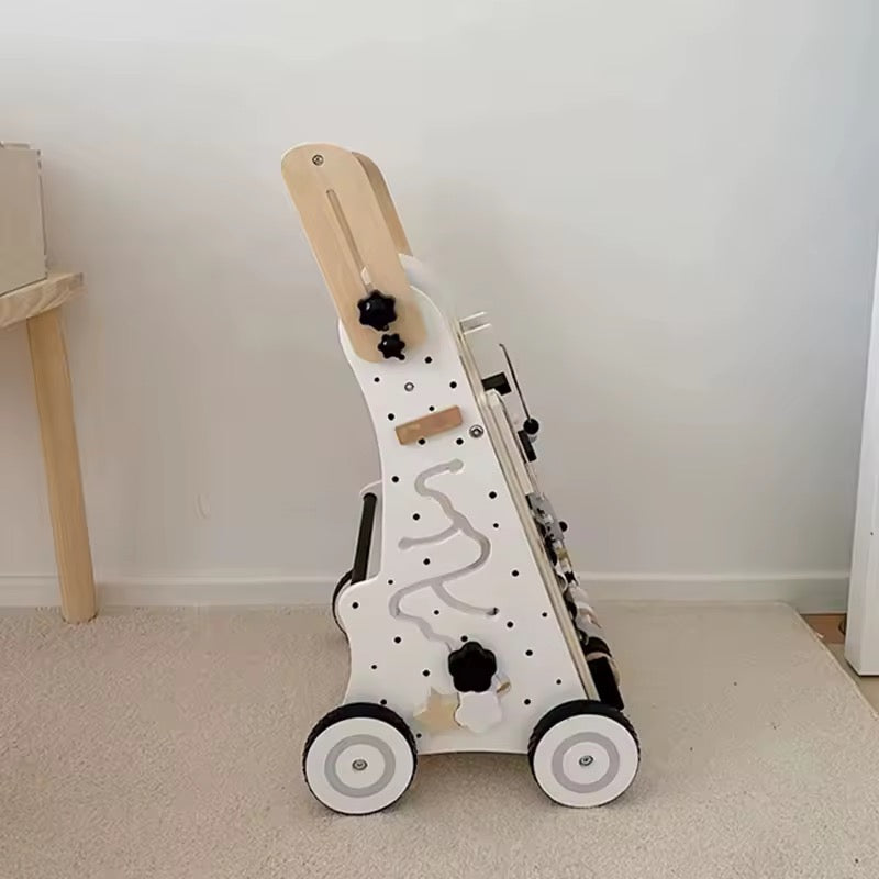 ხის სასიარულო დამხმარე ეტლი