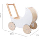 Wooden toy carriage