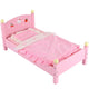 Wooden bed for dolls