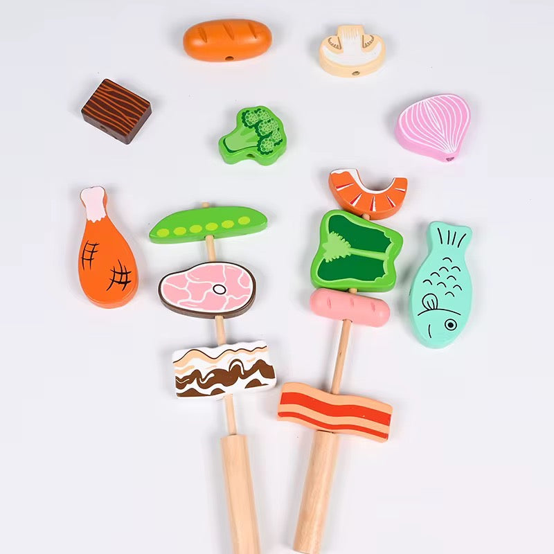 ხის სათამაშო გრილი