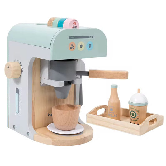 Wooden coffee machine