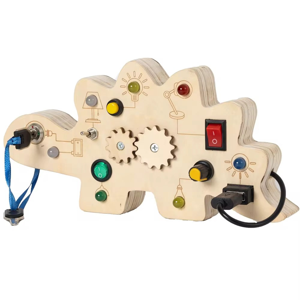Wooden toy circuit board