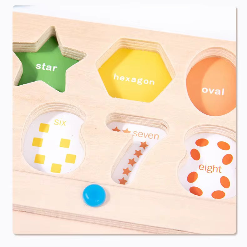 ხის მაგნიტური განმავითარებელი სათამაშო