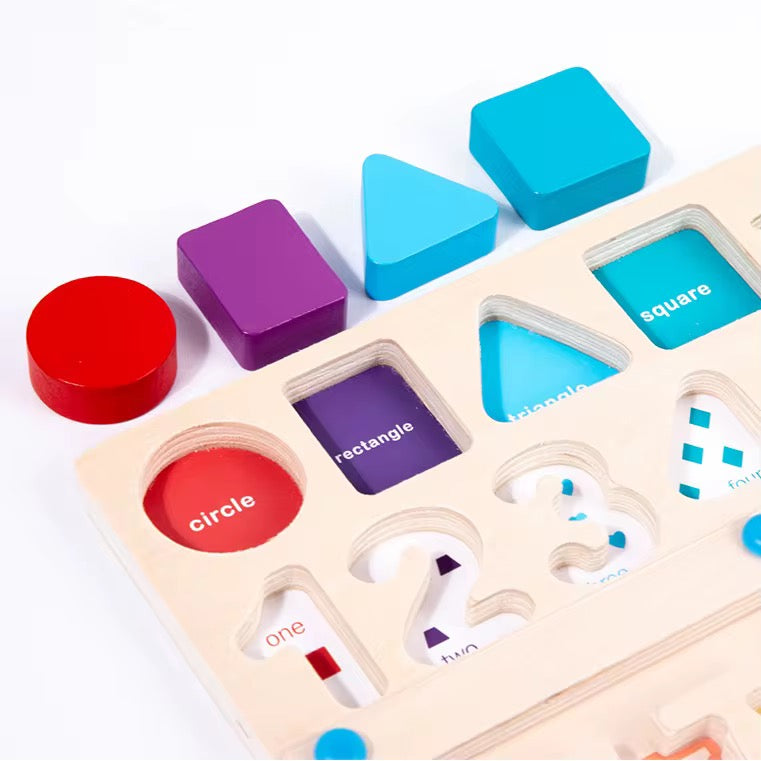 ხის მაგნიტური განმავითარებელი სათამაშო